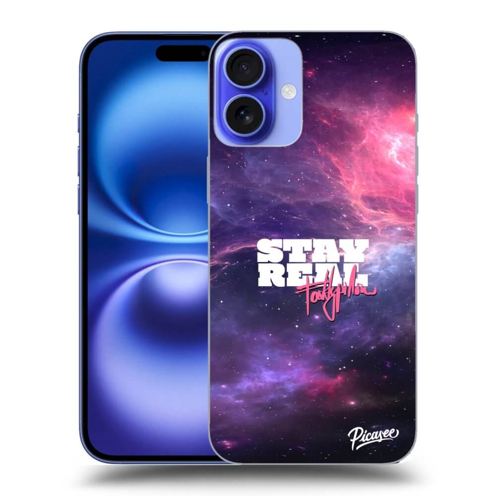 Silikonový Průhledný Obal Pro Apple IPhone 16 Plus - Stay Real