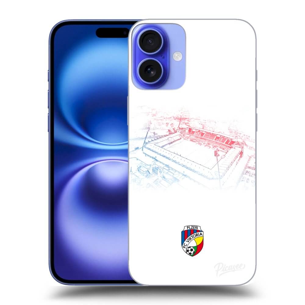 Silikonový Průhledný Obal Pro Apple IPhone 16 Plus - FC Viktoria Plzeň C