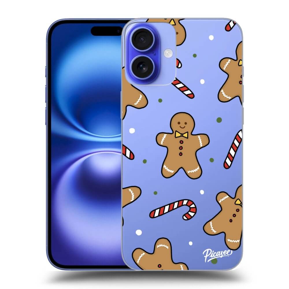 Silikonový Průhledný Obal Pro Apple IPhone 16 Plus - Gingerbread