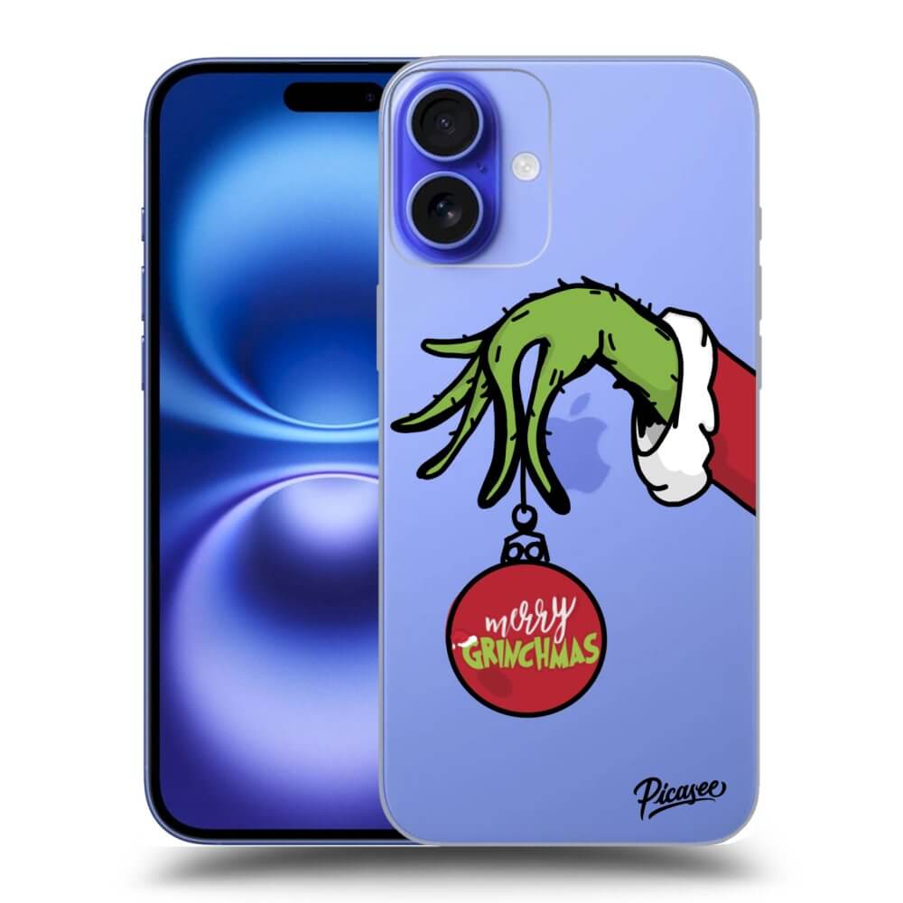 Silikonový Průhledný Obal Pro Apple IPhone 16 Plus - Grinch