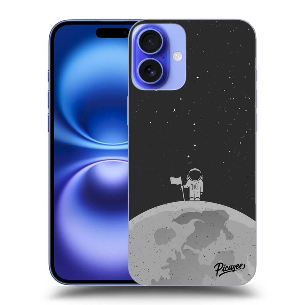 Silikonový Průhledný Obal Pro Apple IPhone 16 Plus - Astronaut