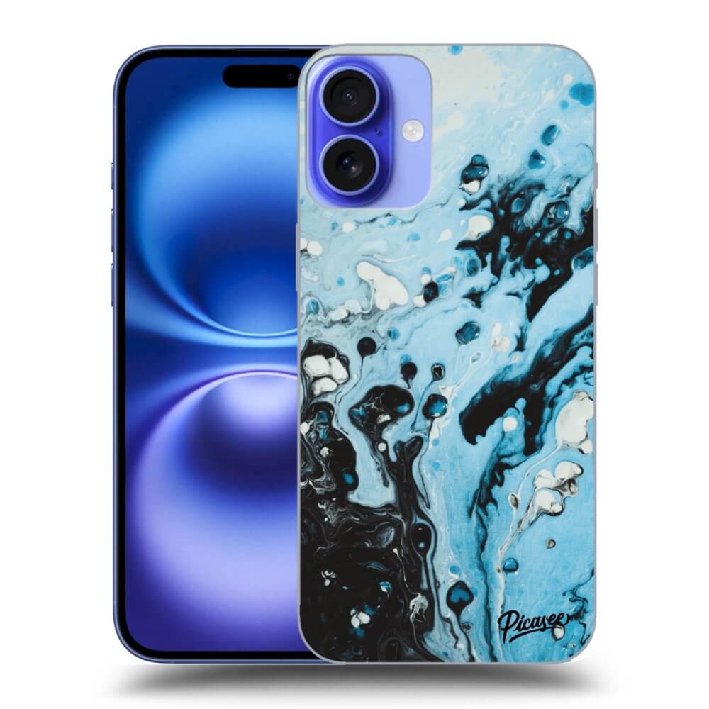 Silikonový Průhledný Obal Pro Apple IPhone 16 Plus - Organic Blue