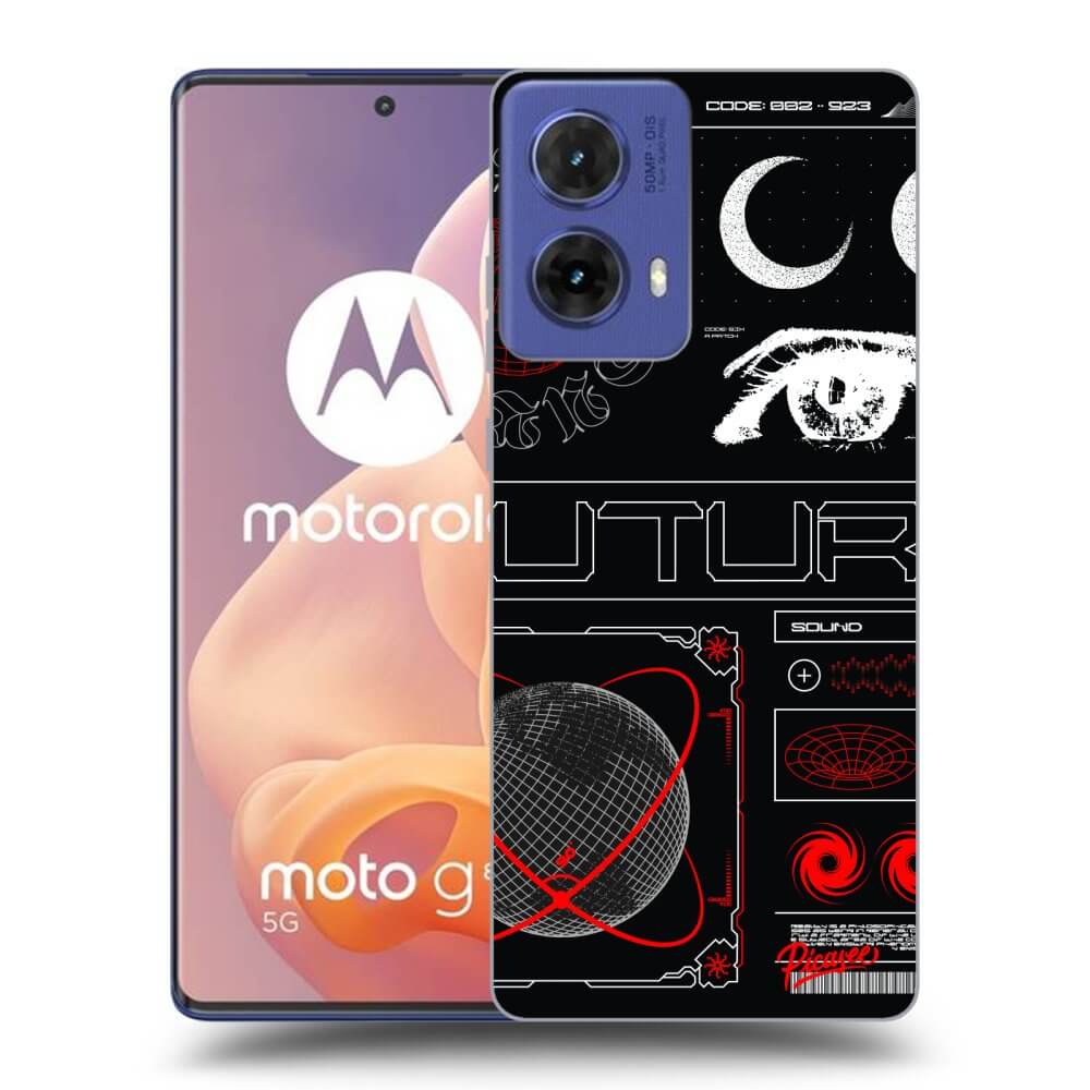 Silikonový černý Obal Pro Motorola Moto G85 - WAVES