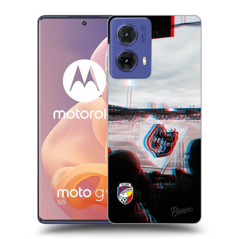 Silikonový černý Obal Pro Motorola Moto G85 - FC Viktoria Plzeň B