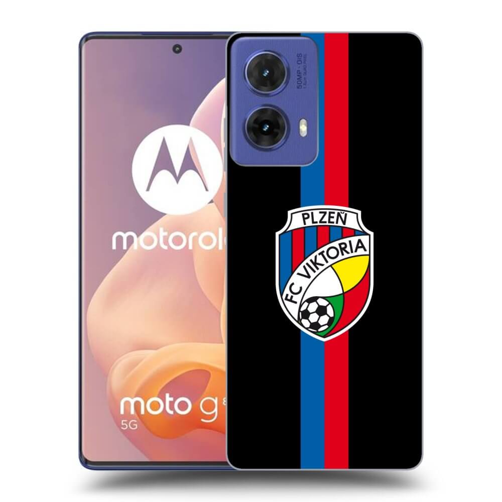 Silikonový černý Obal Pro Motorola Moto G85 - FC Viktoria Plzeň H