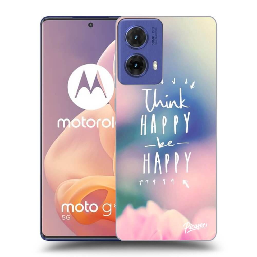 Silikonový černý Obal Pro Motorola Moto G85 - Mysli Pozitivně!