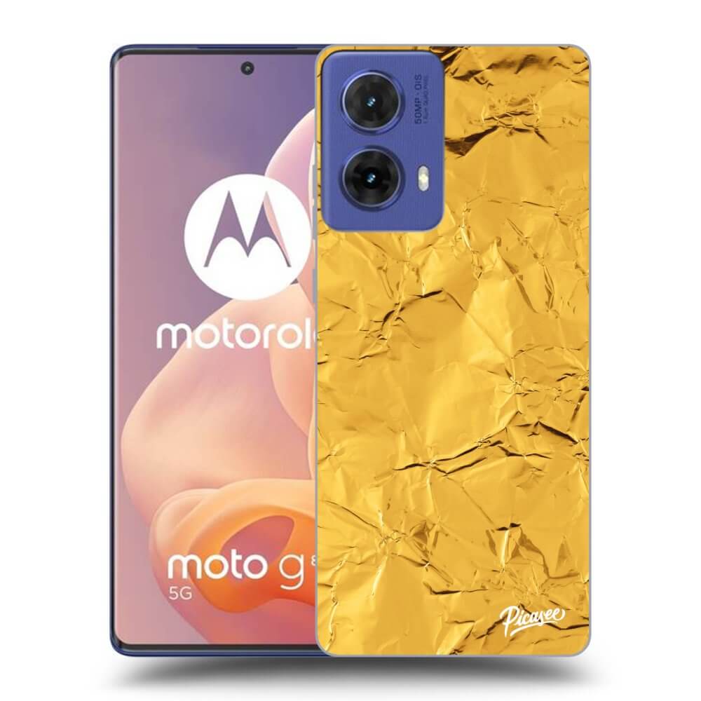 Silikonový černý Obal Pro Motorola Moto G85 - Gold