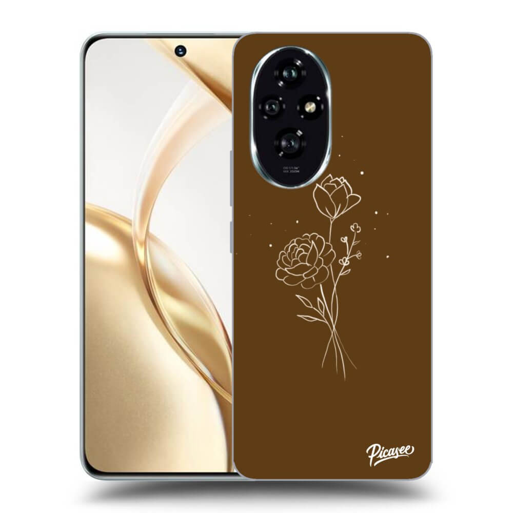 ULTIMATE CASE Pro Honor 200 Pro 5G - Brown Flowers