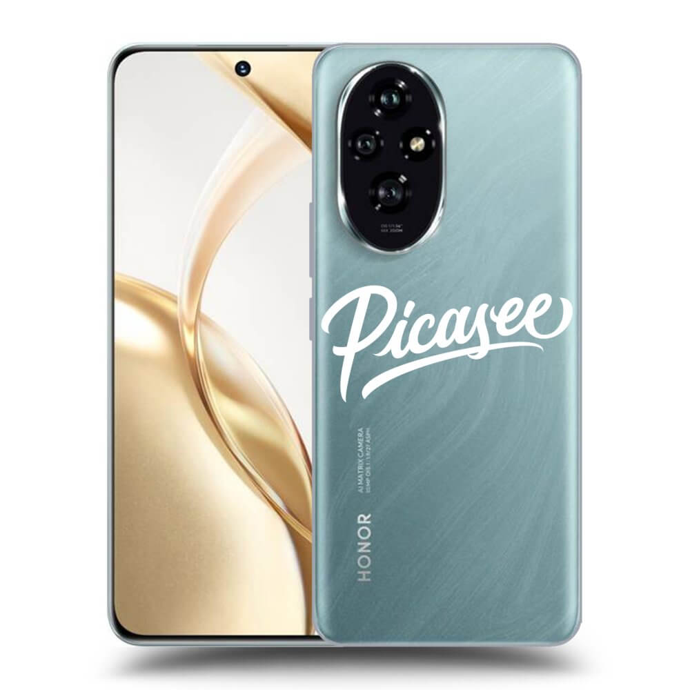 Silikonový Průhledný Obal Pro Honor 200 Pro 5G - Picasee - White