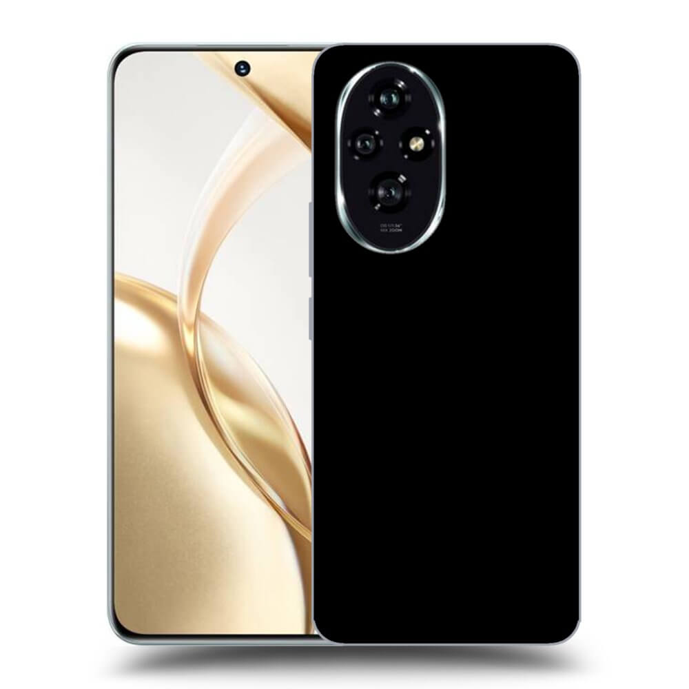 Silikonový černý Obal Pro Honor 200 Pro 5G - Separ - Black On Black 1