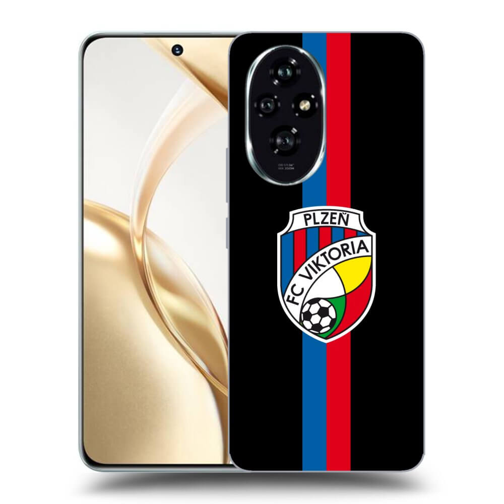 Silikonový černý Obal Pro Honor 200 Pro 5G - FC Viktoria Plzeň H