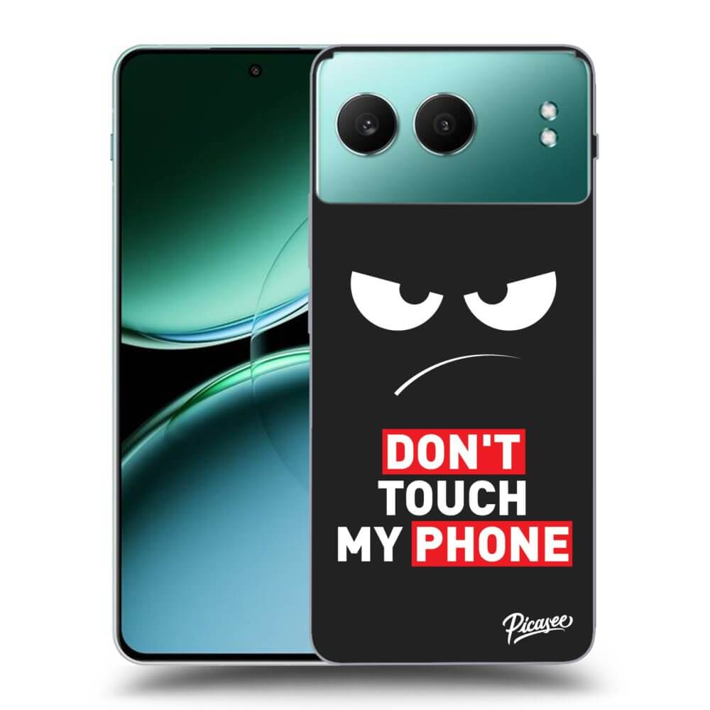 Silikonový černý Obal Pro OnePlus Nord 4 - Angry Eyes - Transparent