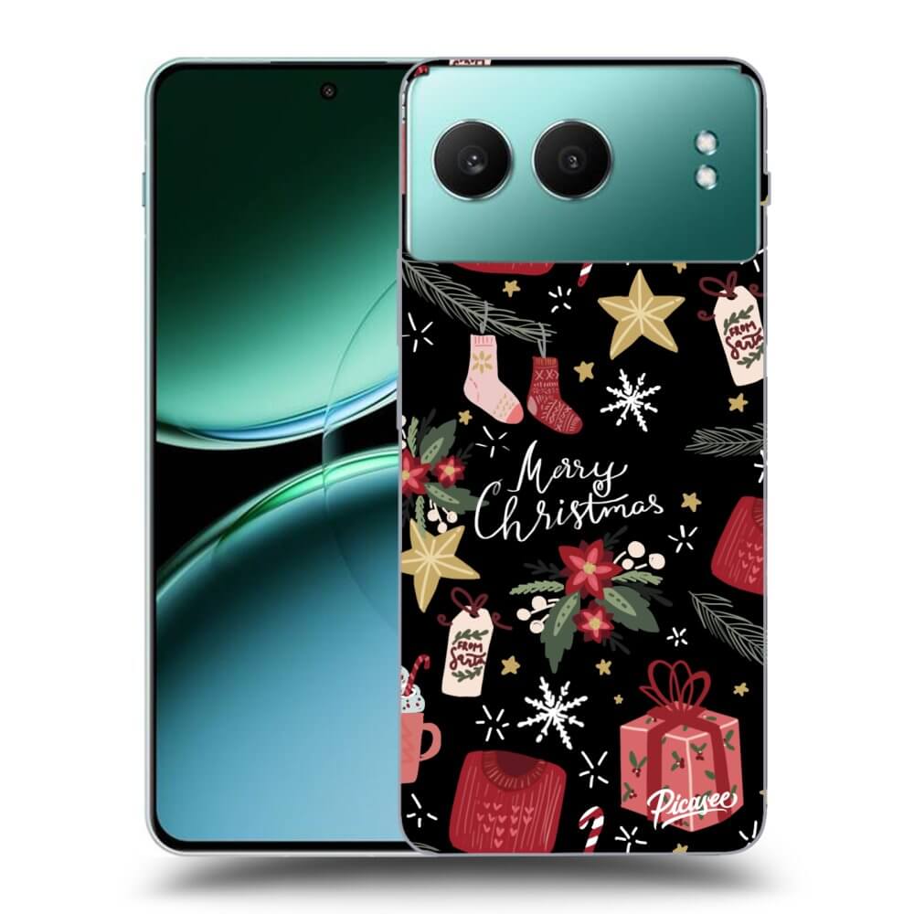 Silikonový černý Obal Pro OnePlus Nord 4 - Christmas