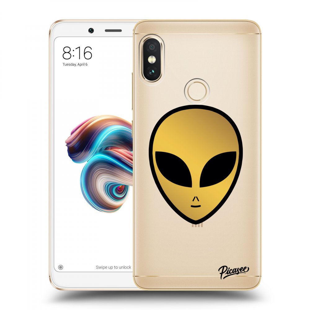 Silikonový Průhledný Obal Pro Xiaomi Redmi Note 5 Global - Earth - Alien