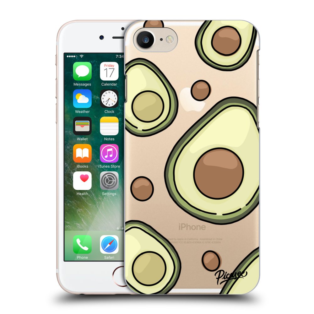 Silikonový Průhledný Obal Pro Apple IPhone 7 - Avocado