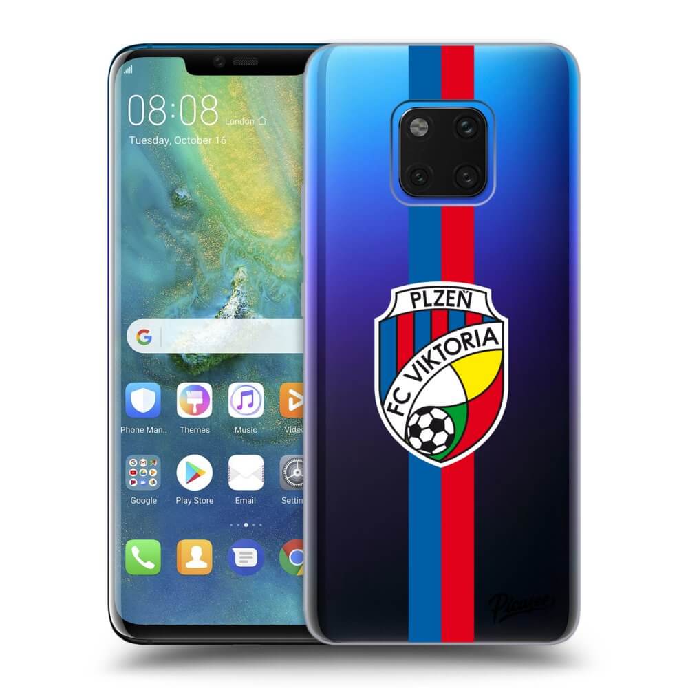 Silikonový Průhledný Obal Pro Huawei Mate 20 Pro - FC Viktoria Plzeň H