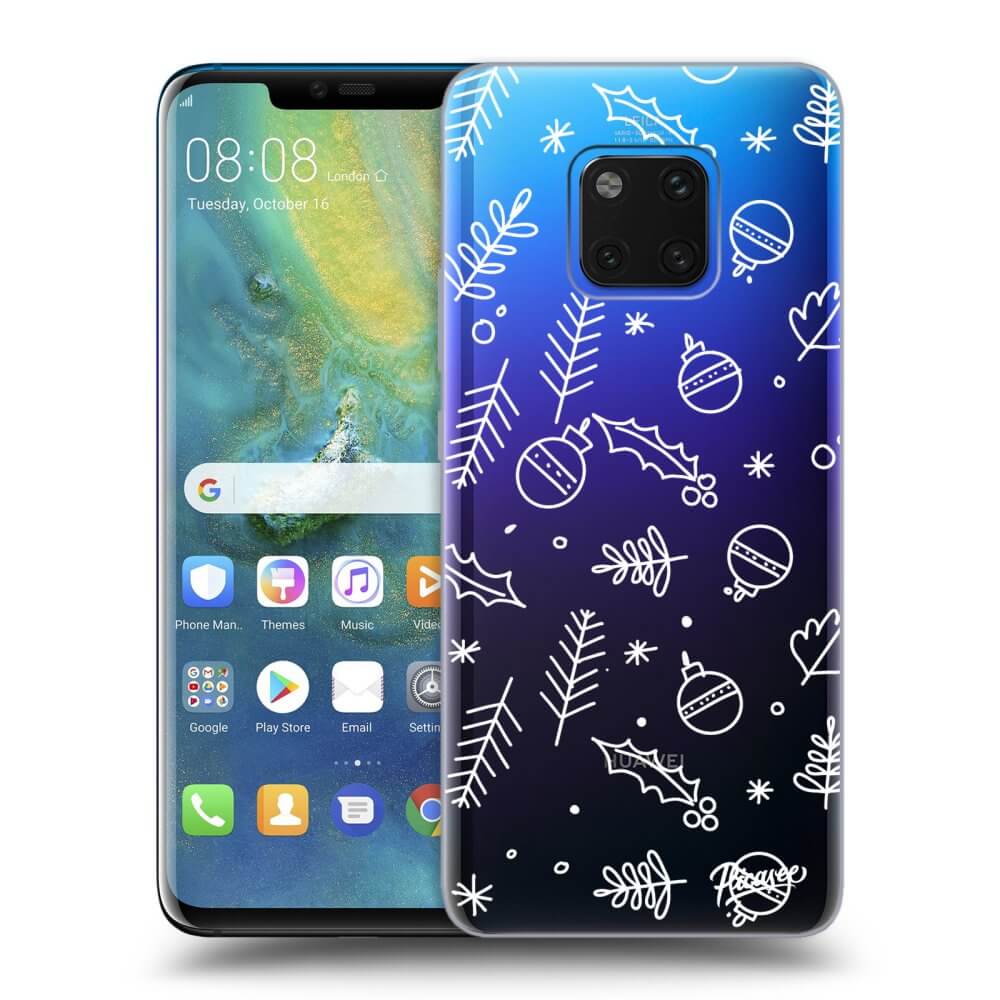 Silikonový Průhledný Obal Pro Huawei Mate 20 Pro - Mistletoe