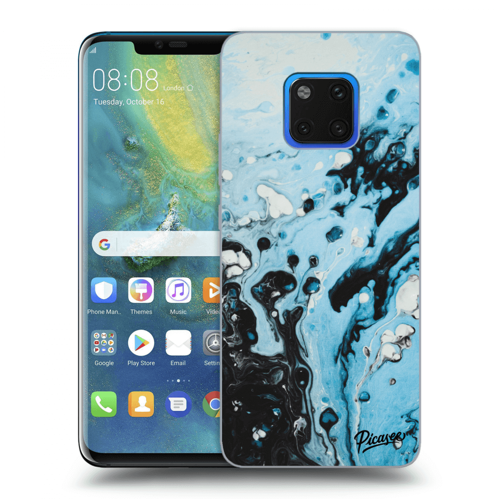 Silikonový Průhledný Obal Pro Huawei Mate 20 Pro - Organic Blue