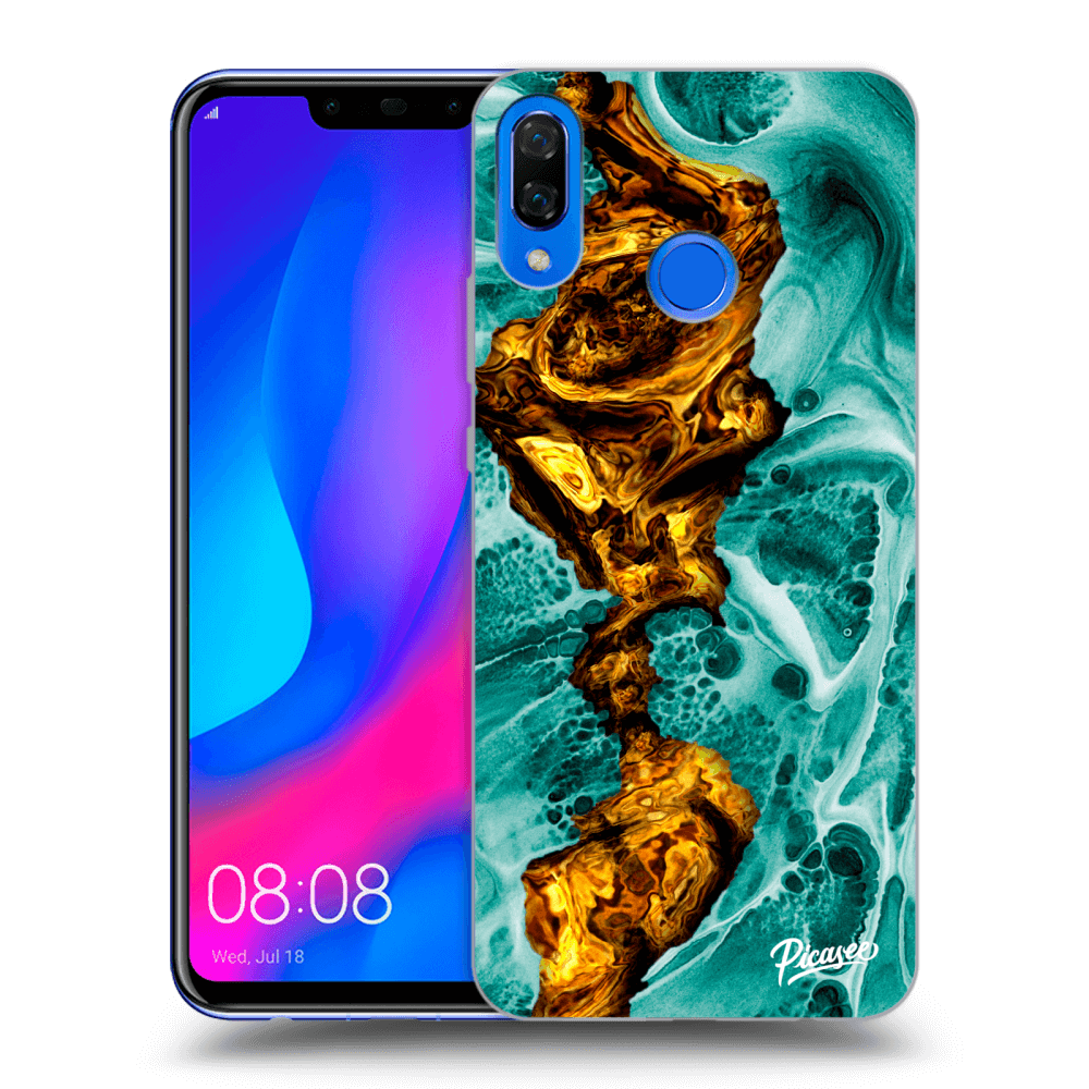 Silikonový černý Obal Pro Huawei Nova 3 - Goldsky