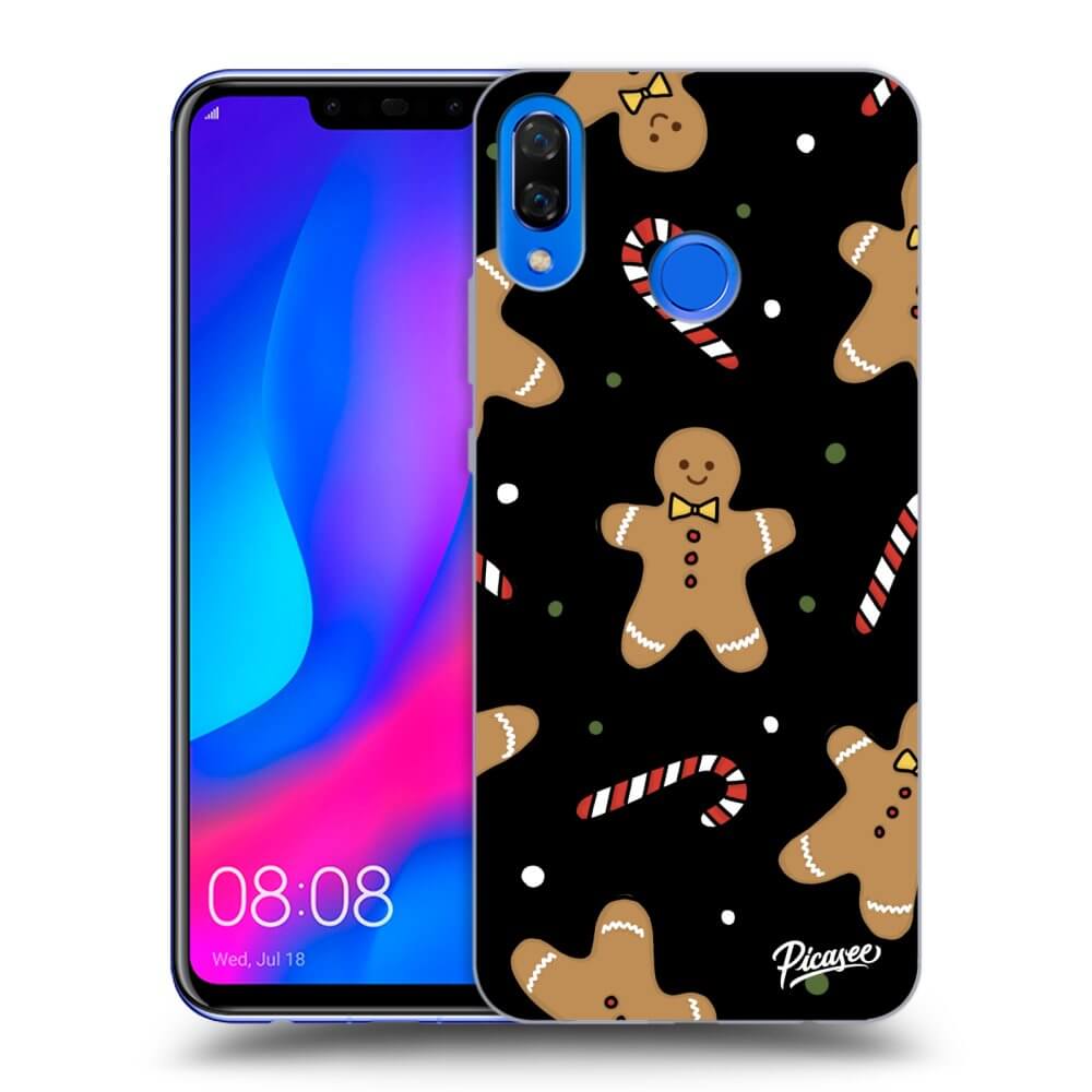 Silikonový černý Obal Pro Huawei Nova 3 - Gingerbread