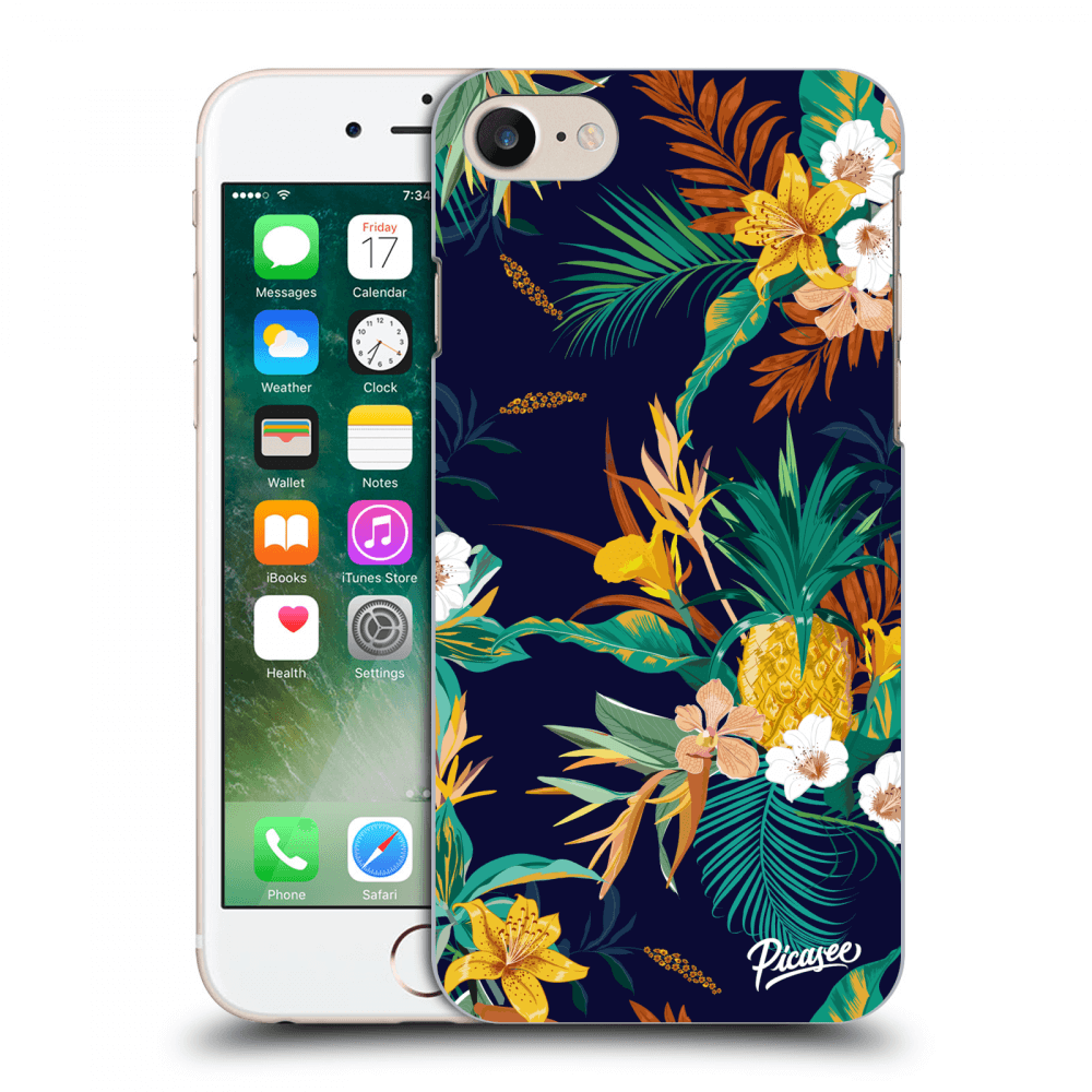 Silikonový Průhledný Obal Pro Apple IPhone 8 - Pineapple Color