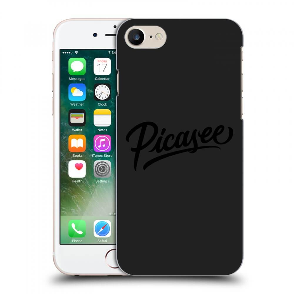 Silikonový černý Obal Pro Apple IPhone 8 - Picasee - Black