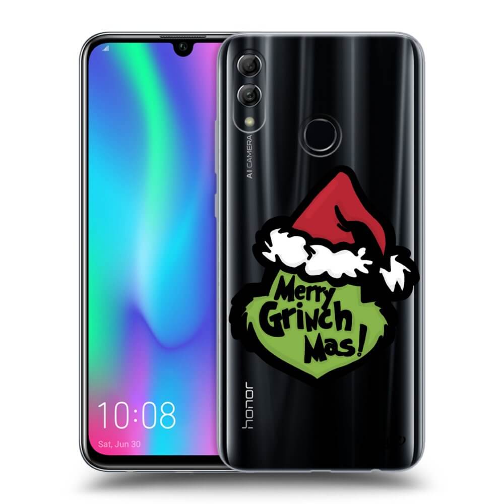 Silikonový Průhledný Obal Pro Honor 10 Lite - Grinch 2