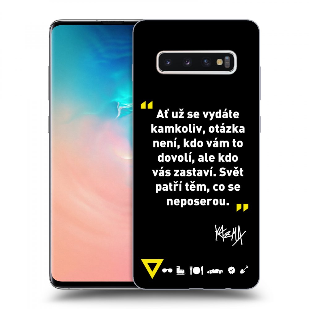 ULTIMATE CASE Pro Samsung Galaxy S10 Plus G975 - Kazma - SVĚT PATŘÍ TĚM, CO SE NEPOSEROU