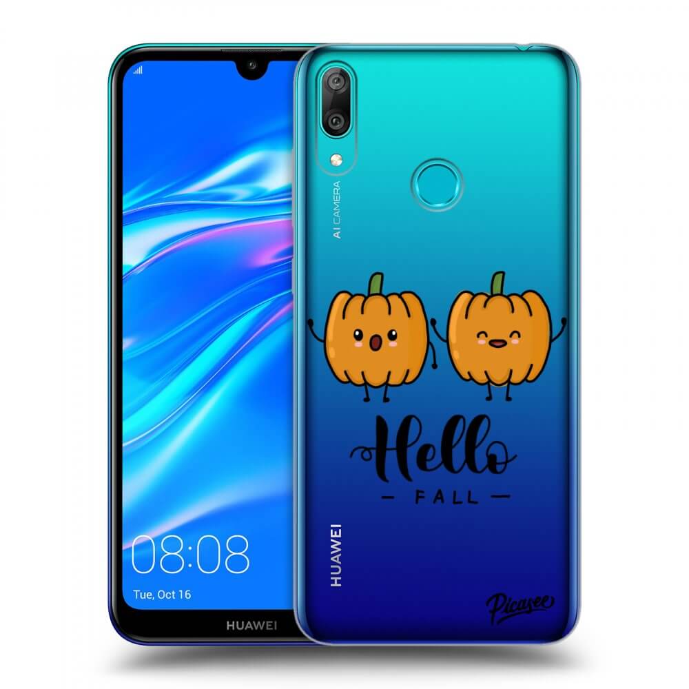 Silikonový Průhledný Obal Pro Huawei Y7 2019 - Hallo Fall