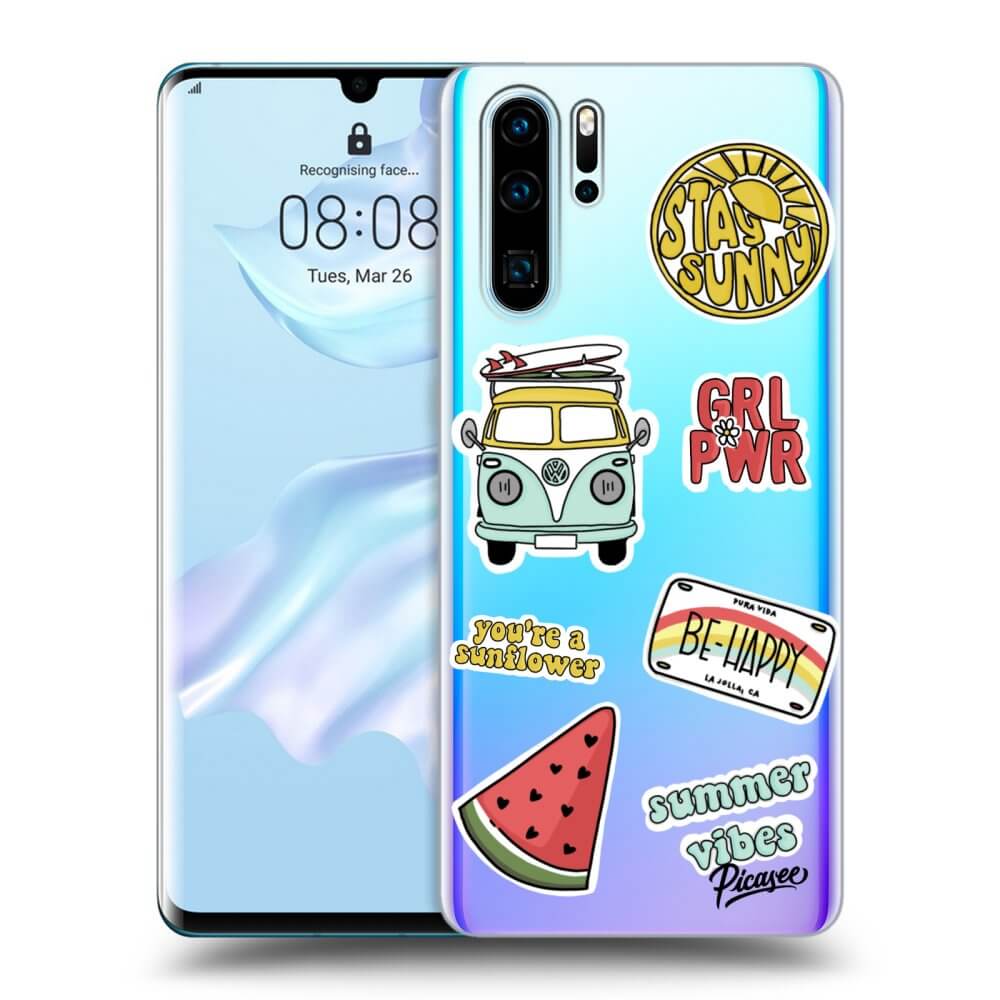 Silikonový Průhledný Obal Pro Huawei P30 Pro - Summer