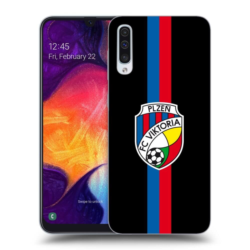 Silikonový černý Obal Pro Samsung Galaxy A50 A505F - FC Viktoria Plzeň H