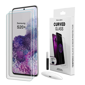 Picasee 3D UV ochranné sklo pro Samsung Galaxy S20+ G985F