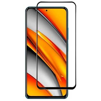 Picasee 3D ochranné tvrzené sklo s rámečkem pro Xiaomi Poco F5 Pro 5G - černé