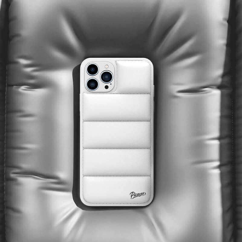 Puffer Case Pro Apple IPhone XS Max - Picasee Puffer - Bílá