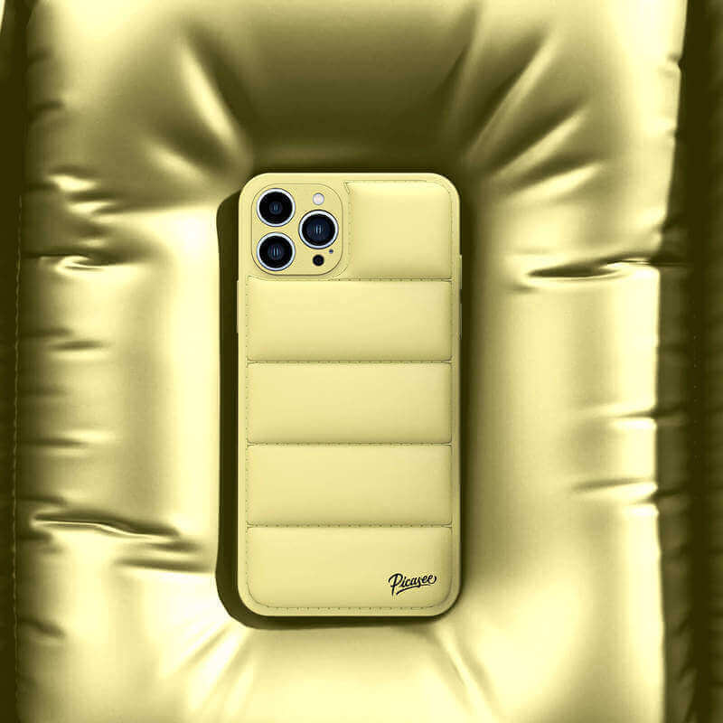 Puffer Case Pro Apple IPhone 11 Pro Max - Picasee Puffer - Žlutá