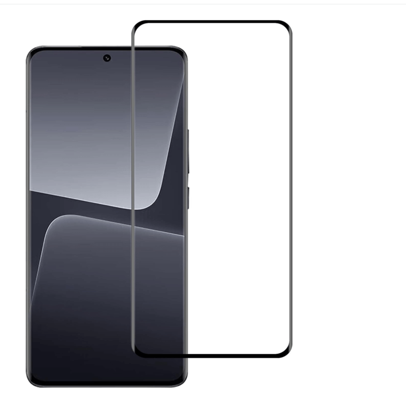 3D Ochranné Tvrzené Sklo S Rámečkem Pro Xiaomi 13T - černé