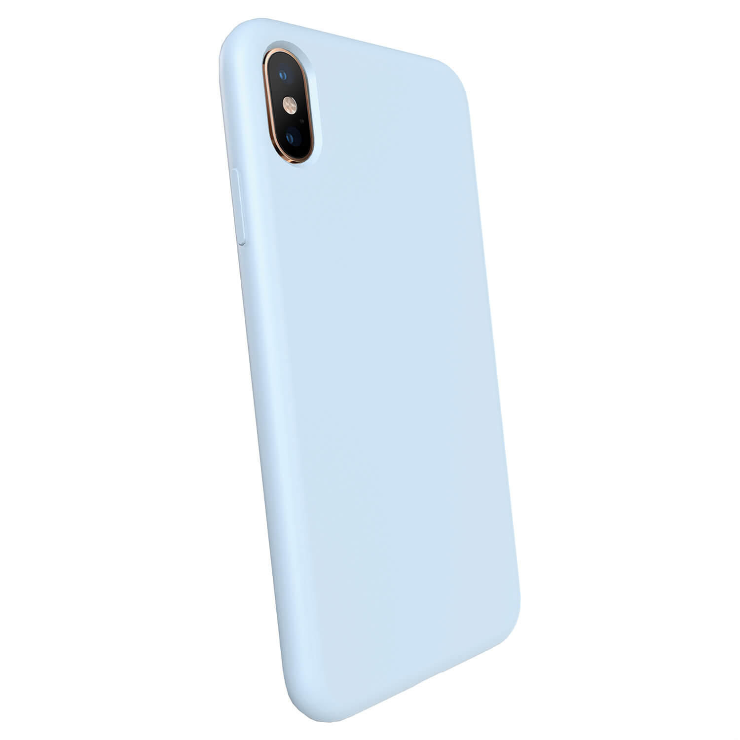 Liquid Case Na Apple IPhone XS Max - Vlastní Gravírování - Modrá