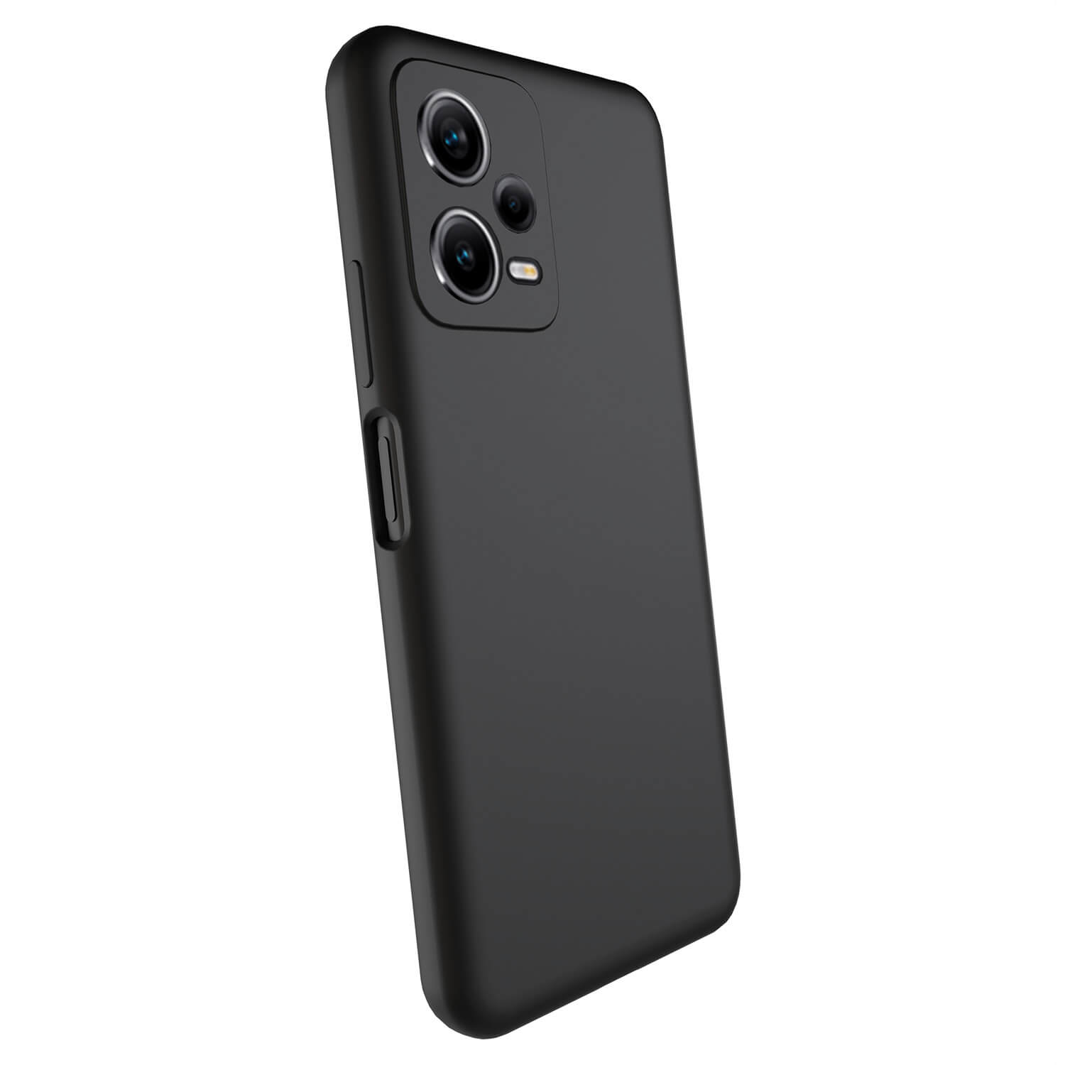 Liquid Case Na Xiaomi Redmi Note 12 5G - Vlastní Gravírování - Černá